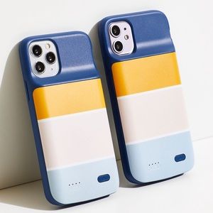 Casely Colorblock Stripes iPhone 11 charging phone case NIB